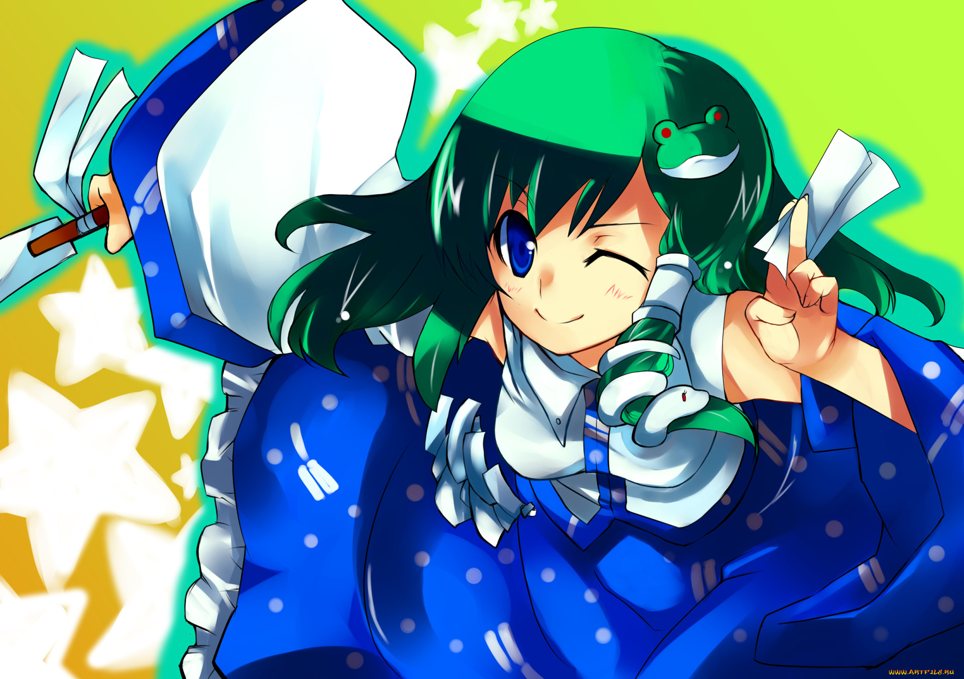 Кочия. Sanae kochiya. Sanae Touhou. Sanae Chiba.